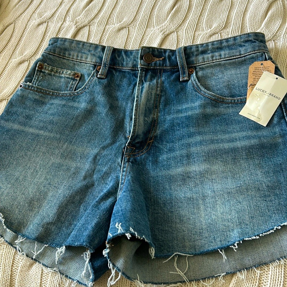 Lucky Brand lucky puns short , short galettes lucky, rounded cut offs